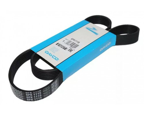 Купить Ремень генератора Dayco 6PK1115, ГУР+ АС- в Казани - цены, фотографии, отзывы, каталог на сайте bampera116.ru.
