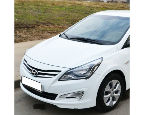 Купить капот в цвет кузова Hyundai Solaris (2014-2017) рестайлинг в Казани. Цены, отзывы и фото на сайте bampera116.ru.