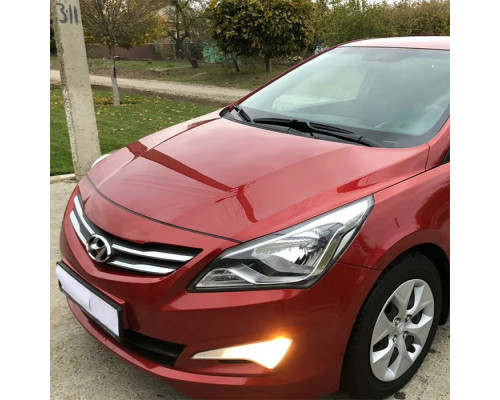 Купить капот в цвет кузова Hyundai Solaris (2014-2017) рестайлинг в Казани. Цены, отзывы и фото на сайте bampera116.ru.